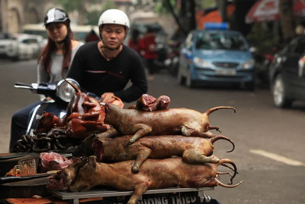 Köpek eti Vietnam alış ve satış — Stok fotoğraf
