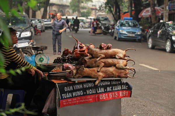 Köpek eti Vietnam alış ve satış — Stok fotoğraf