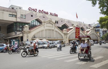 Hanoi içinde Dong Xuan çarşı
