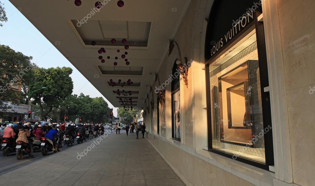 A Store Of Louis Vuitton Luxury Brand Stock Editorial Photo
