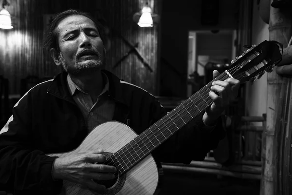 Vietnam ozangitar çalma ve şarkı