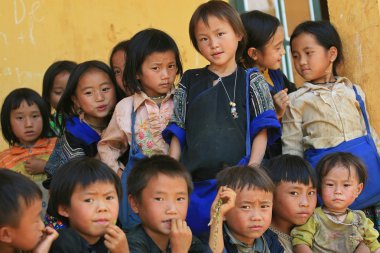 Vietnam hmong azınlık çocuklar