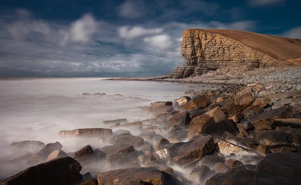 De 'Welsh Sfinx' op Nash punt — Stockfoto