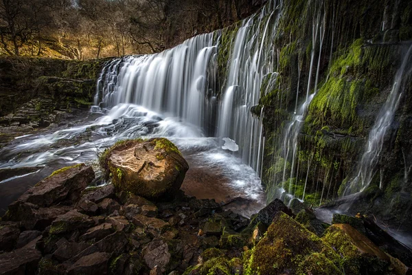 Sgwd Clun Gwyn, bovengedeelte — Stockfoto