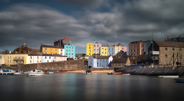 Tenby гавань Пембрукшир — стокове фото