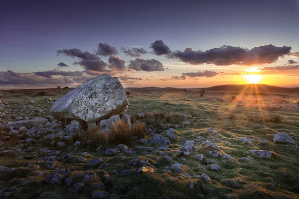 Pedra de Arthur ao pôr-do-sol — Fotografia de Stock
