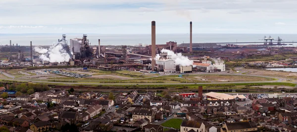 Obras de aço Port Talbot — Fotografia de Stock