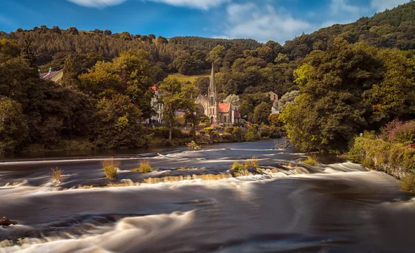 Dee folyó: Llangollen — Stock Fotó