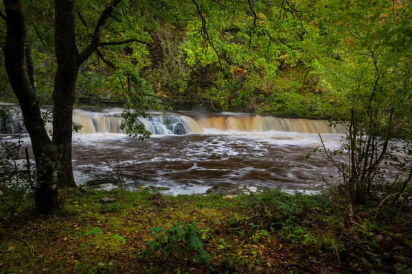 Rio Tawe Parte Superior Vale Swansea South Wales Reino Unido — Fotografia de Stock