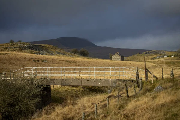 Bridge Penwyllt Stump Once Derelict House Former Quarrying Village Penwyllt — Stock Photo, Image