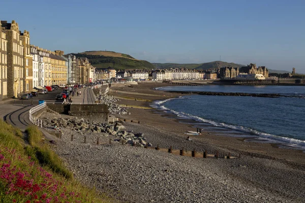 Redaktionell Aberystwyth Storbritannien Juni 2021 Victorian Housing Marine Terrace Aberystwyth — Stockfoto