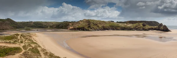 Three Cliffs Bay Gower — Stock Photo, Image