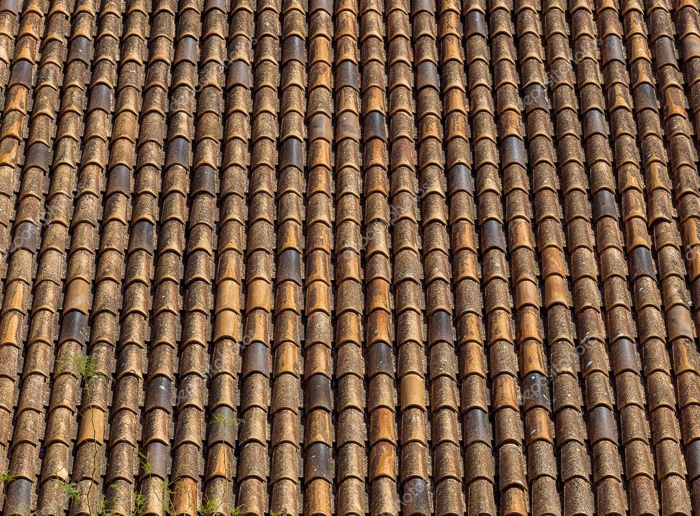 Spanish Terracotta Roof Tiles Stock Photo Canonfodder