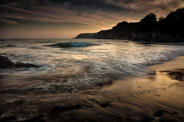 Atardecer en Caswell Bay —  Fotos de Stock