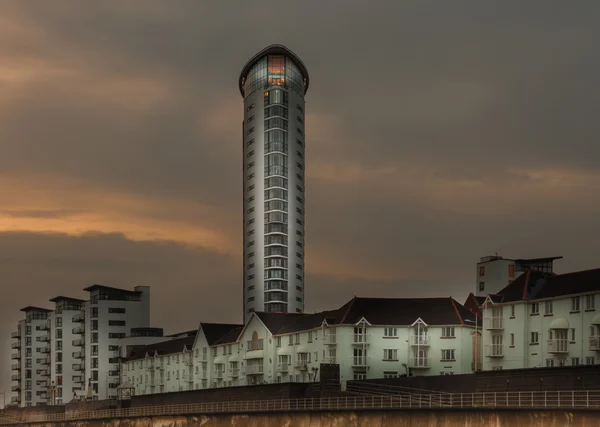 Meridian Tower Swansea Gales del Sur — Foto de Stock