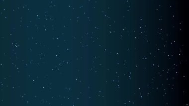 Kendinizi büyüleyici bir derin uzay animasyonuna daldırın, parlak yıldızları koyu mavi bir eğime karşı. Bilim kurgu ya da teknoloji projeleri için mükemmel..