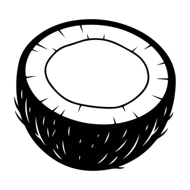 Hindistancevizi siluetinin siyah beyaz çizimi,