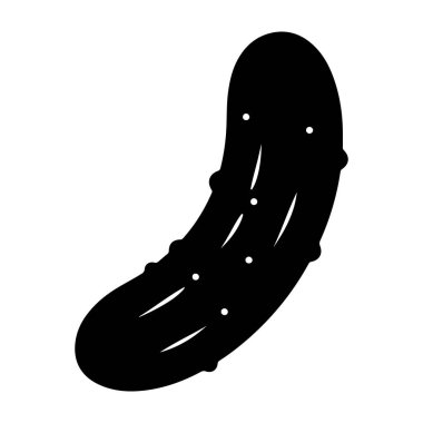 Turşunun silüeti siyah ile beyaz bir arkaplan üzerinde tasvir edilir, bu da logolar, simgeler veya grafikler gibi çeşitli tasarım projelerinde ticari kullanım için uygun hale getirir..