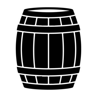 Ticari tasarımlar, logolar ve markalar için ideal, temiz ve modern bir görsel stil sergileyen miniminalist siyah namlulu siluet..