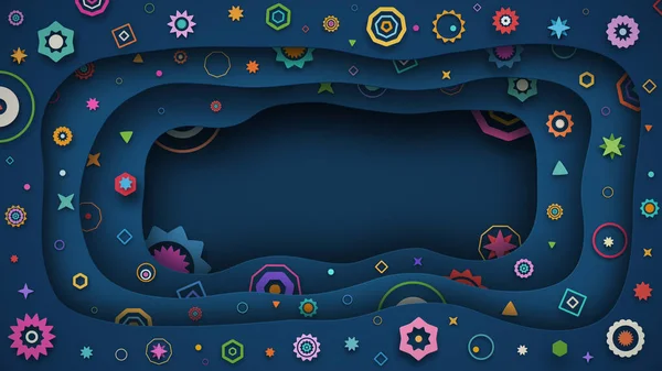 Soyut Renkli Elementler Arkaplanı