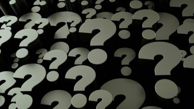 Gri Soru İşareti Arkaplanı