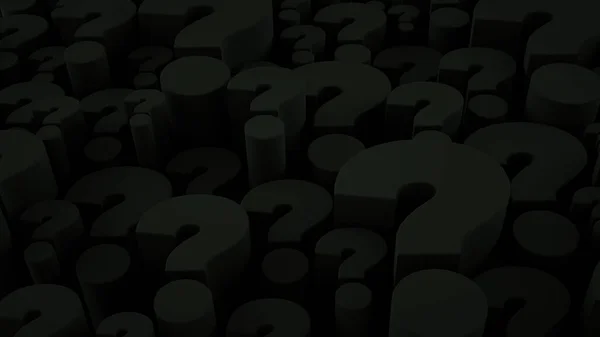 Siyah Soru İşareti Arkaplanı