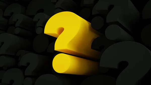 Karanlık Soru İşareti Arkaplanı