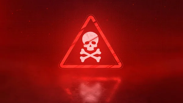 Parlak Tehlike İşareti Arkaplanı