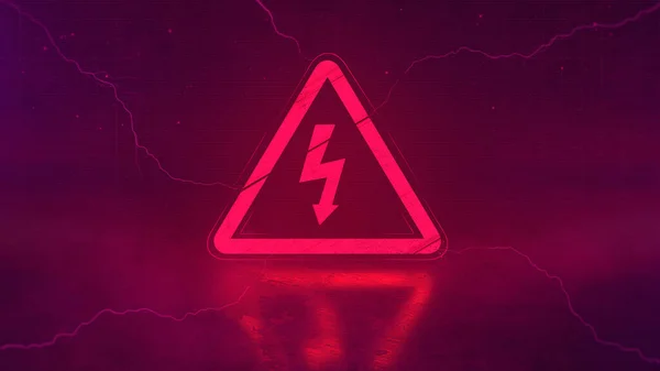 Yüksek Gerilim İşareti Arkaplanı