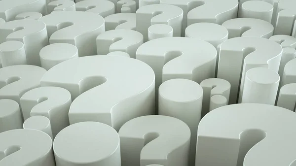 Beyaz Soru İşareti Arkaplanı