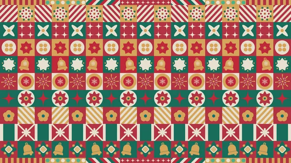 Noel Tatili Geometrik Arkaplanı