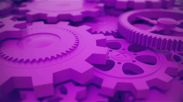 Magenta Çark Mekanizması Arkaplan