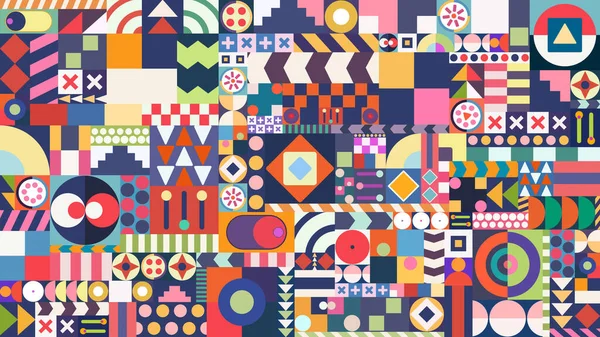 Soyut geometrik renkli arkaplan