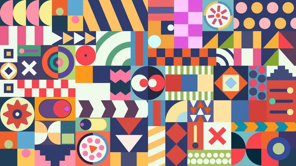 Geometrik soyut renkli arka plan