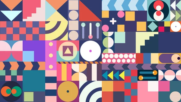 Geometrik soyut renkli arka plan