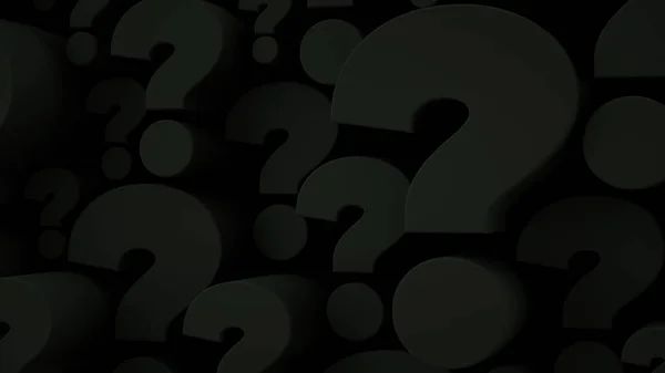 Siyah Soru İşareti Arkaplanı