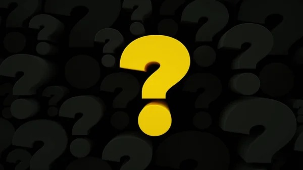 Sarı işareti olan soru işareti arkaplanı