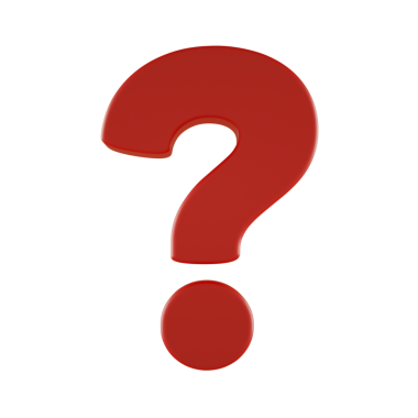 Alfa kanallı kırmızı soru işareti