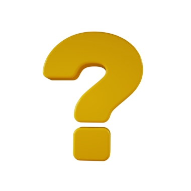 Alfa kanallı sarı soru işareti