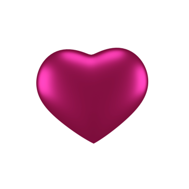 Alfa kanallı pembe kalp simgesi