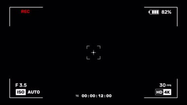 Kamera Kayıt Ekran Arayüzü