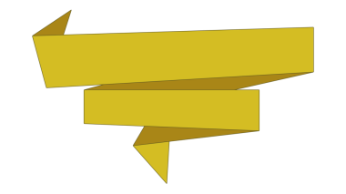 Origami metin sahibi pankartı