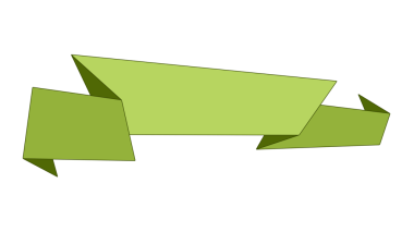 Origami metin sahibi pankartı