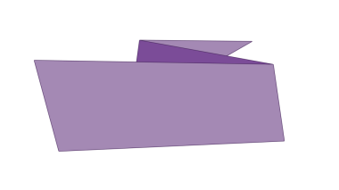 Origami metin sahibi pankartı