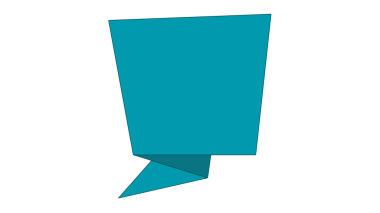 Origami metin sahibi pankartı