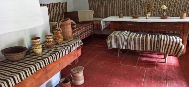 Antik evin iç görünüşü