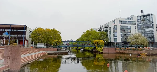 Gräsviken Kanal Helsingfors Finland — Stockfoto
