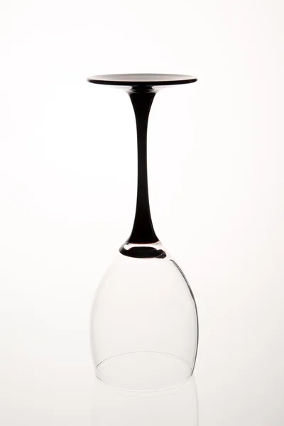 A feketerothadás üres fordított üveg. — Stock Fotó