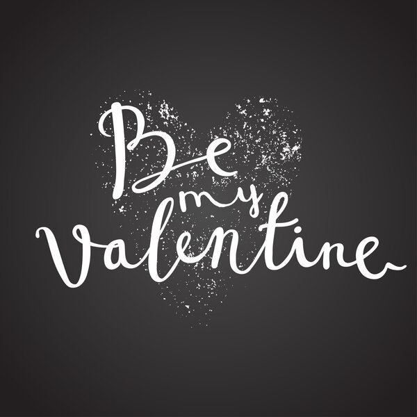 Be my valentine card