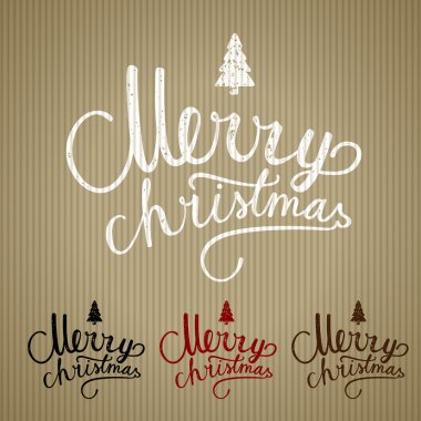 Neşeli Noel hat yazı